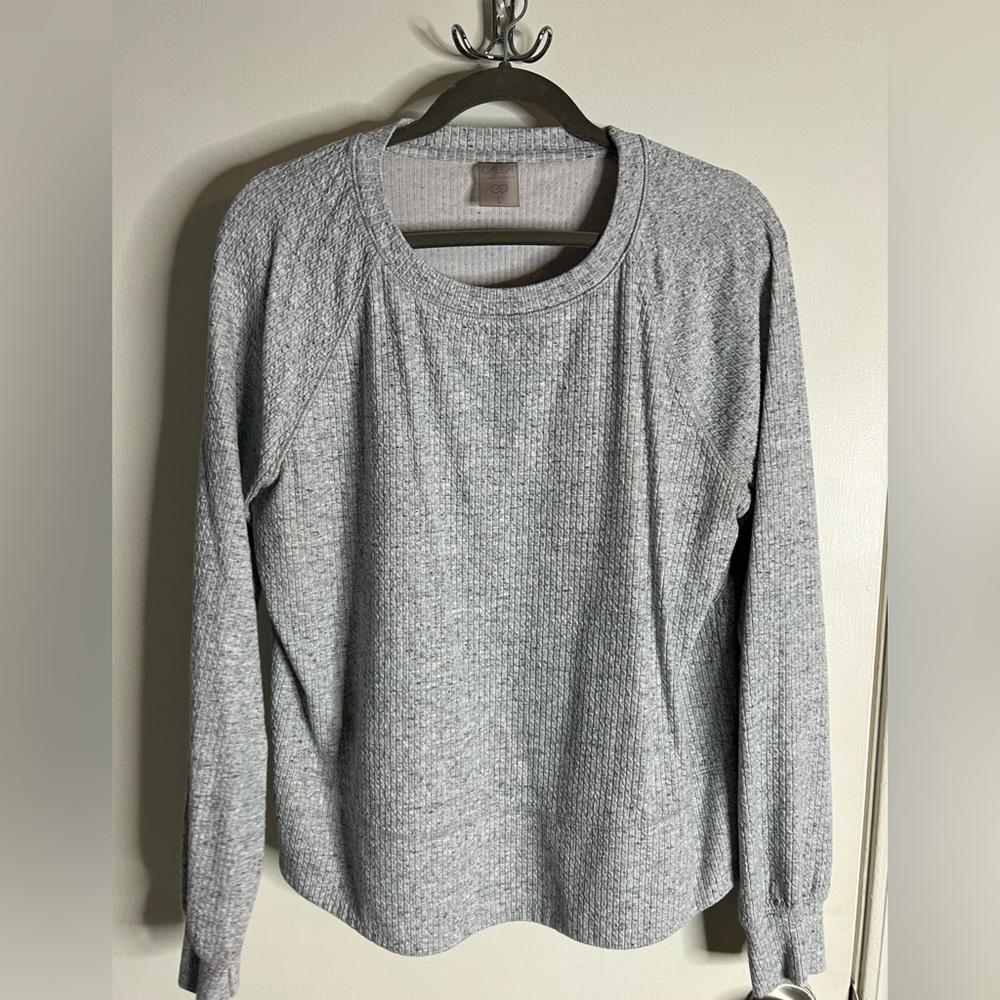 Gray tunic long sleeve